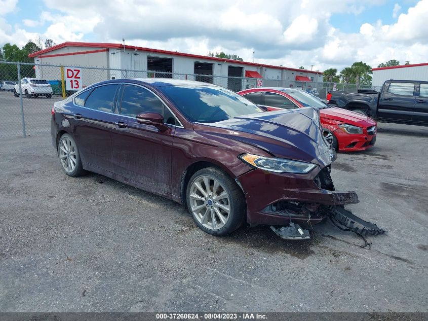 2017 FORD FUSION TITANIUM - 3FA6P0K97HR262908