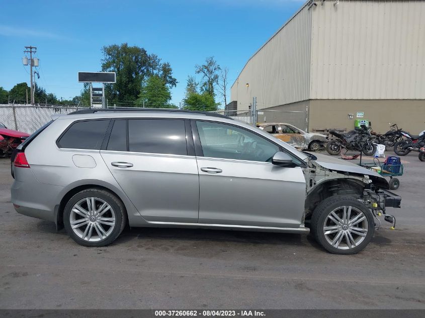 2015 VOLKSWAGEN GOLF SPORTWAGEN TDI S/TDI SE/TDI SEL 3VWFA7AUXFM516290