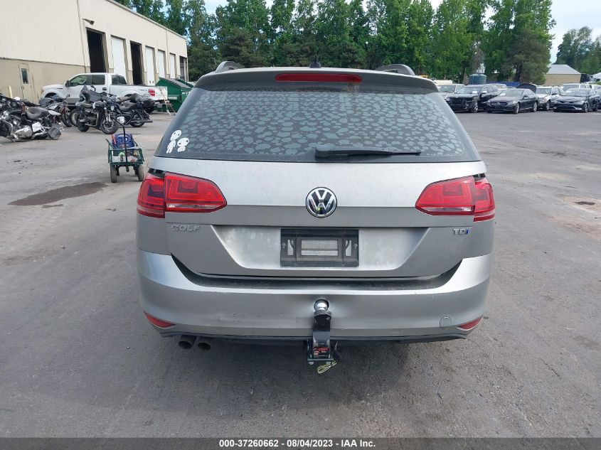 2015 VOLKSWAGEN GOLF SPORTWAGEN TDI S/TDI SE/TDI SEL 3VWFA7AUXFM516290