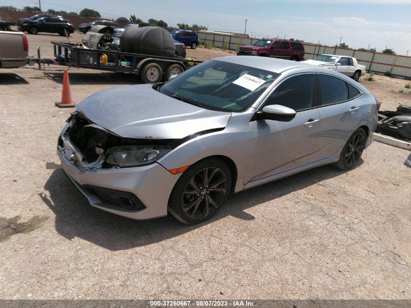 VIN 19XFC2F82LE213747 2020 HONDA CIVIC SEDAN SPORT