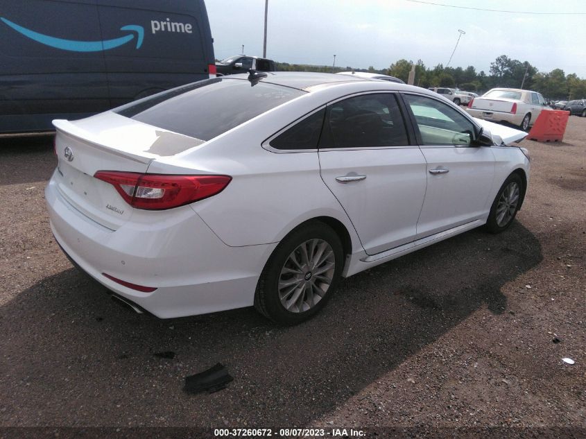 2015 HYUNDAI SONATA 2.4L LIMITED - 5NPE34AF6FH078754