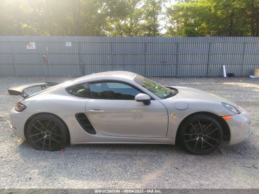 2019 PORSCHE 718 CAYMAN - WP0AA2A89KS261054