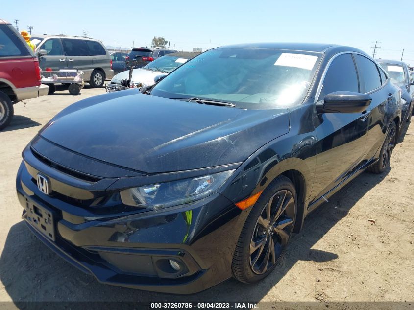 2020 HONDA CIVIC SEDAN SPORT - 19XFC2F85LE209286