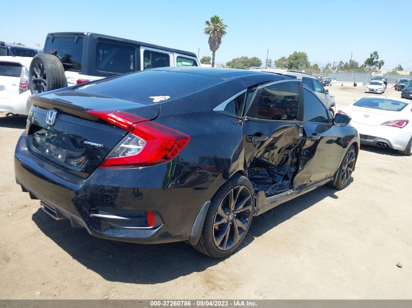 2020 HONDA CIVIC SEDAN SPORT - 19XFC2F85LE209286