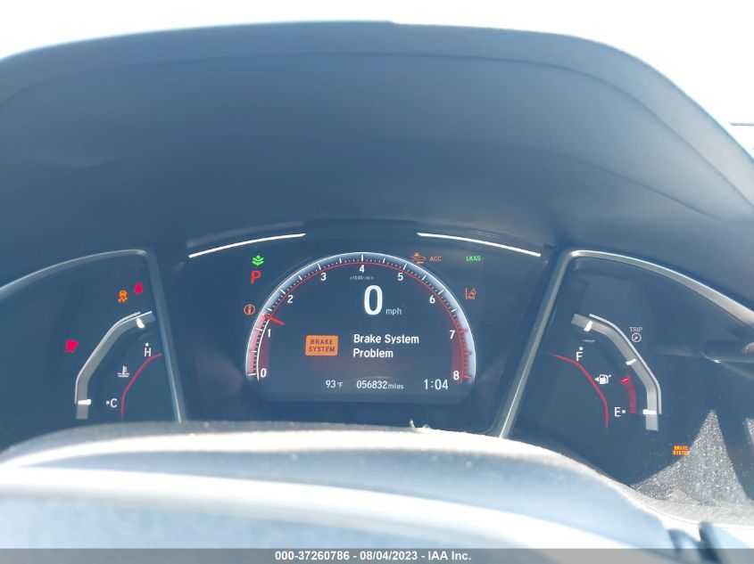 2020 HONDA CIVIC SEDAN SPORT - 19XFC2F85LE209286