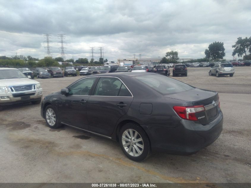 2013 TOYOTA CAMRY HYBRID XLE - 4T1BD1FK4DU079713