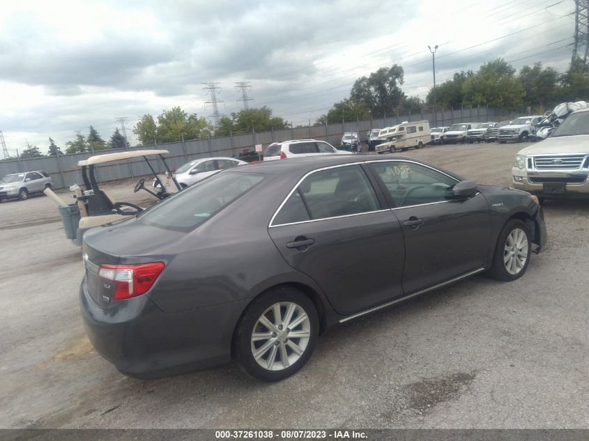 2013 TOYOTA CAMRY HYBRID XLE - 4T1BD1FK4DU079713