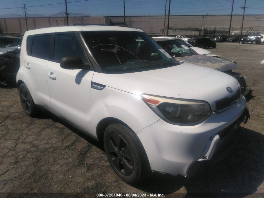 2016 KIA SOUL - KNDJN2A26G7243671