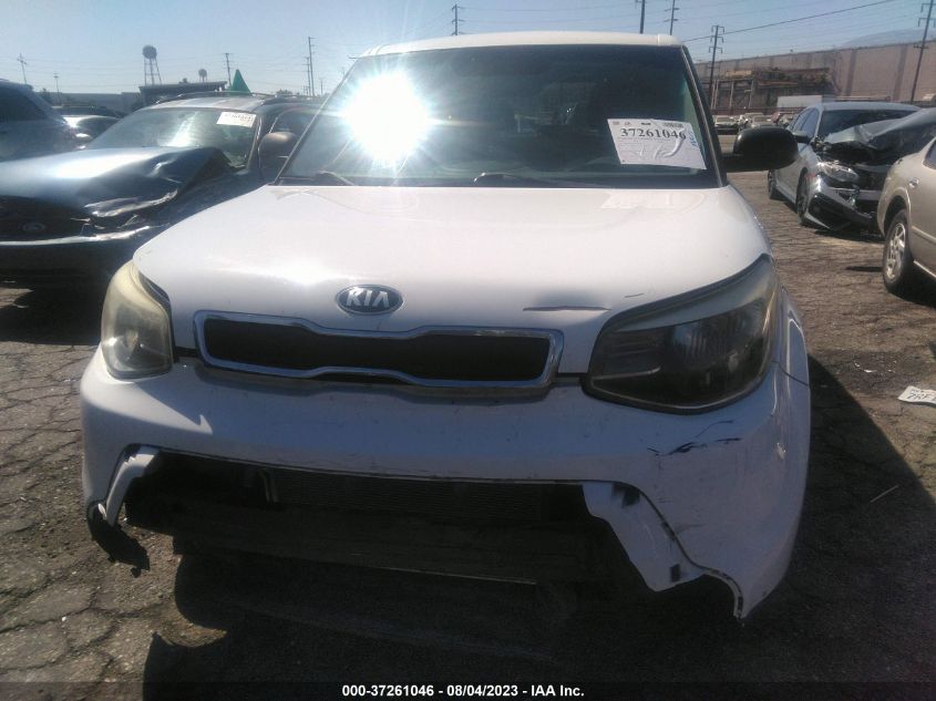 2016 KIA SOUL - KNDJN2A26G7243671