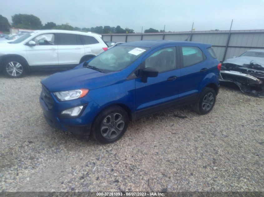 2020 FORD ECOSPORT S - MAJ3S2FE4LC328357