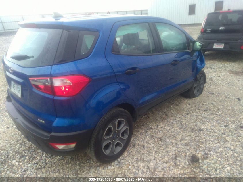 2020 FORD ECOSPORT S - MAJ3S2FE4LC328357