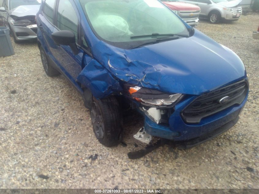 2020 FORD ECOSPORT S - MAJ3S2FE4LC328357