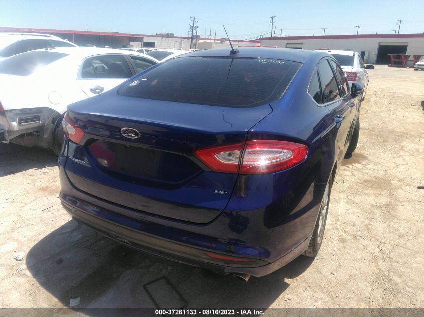 2016 FORD FUSION SE - 1FA6P0H79G5115108