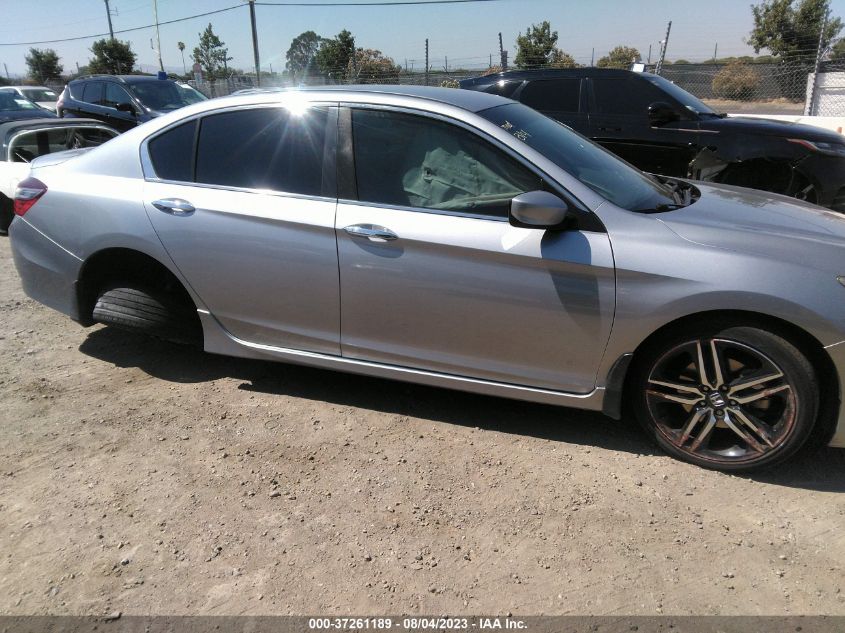 2017 HONDA ACCORD SEDAN SPORT SE - 1HGCR2F19HA290325
