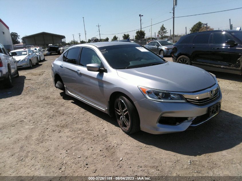 2017 HONDA ACCORD SEDAN SPORT SE - 1HGCR2F19HA290325