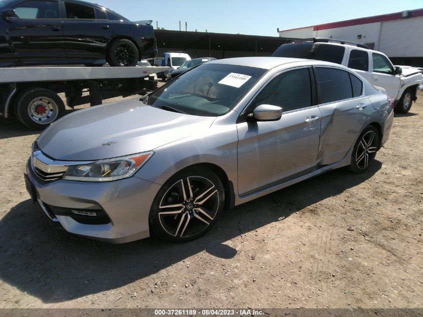 2017 HONDA ACCORD SEDAN SPORT SE - 1HGCR2F19HA290325