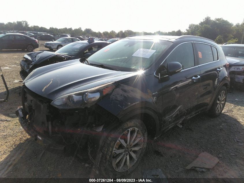2017 KIA SPORTAGE EX - KNDPNCAC1H7265006