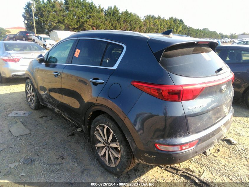 2017 KIA SPORTAGE EX - KNDPNCAC1H7265006