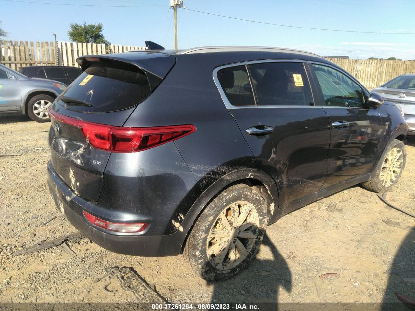 2017 KIA SPORTAGE EX - KNDPNCAC1H7265006