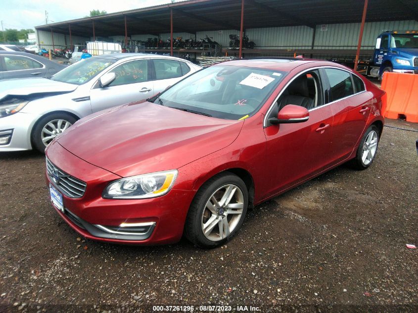2014 VOLVO S60 T5 - YV1612FS9E2293110