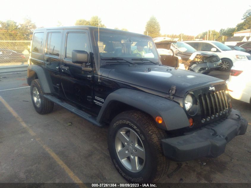 2013 JEEP WRANGLER UNLIMITED SPORT - 1C4BJWDG4DL547874