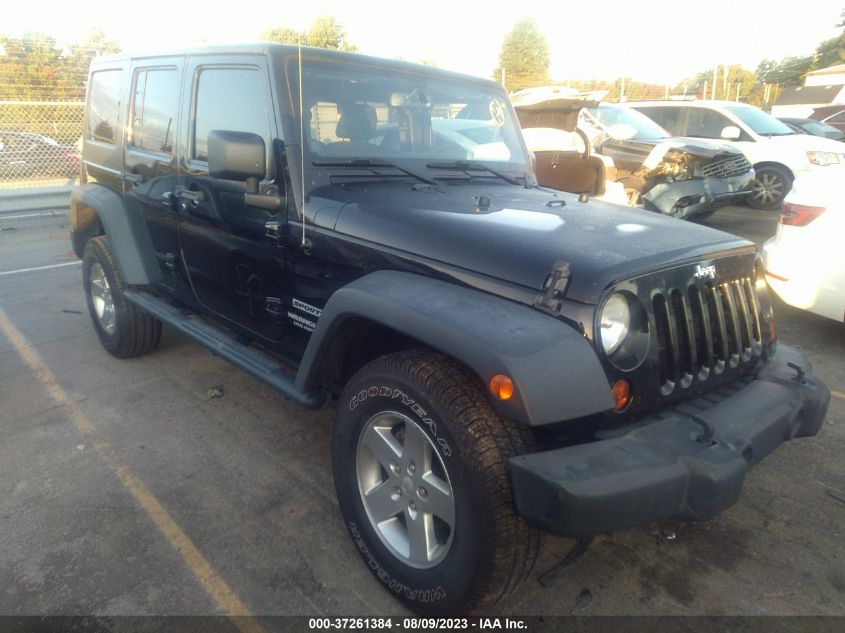 2013 JEEP WRANGLER UNLIMITED SPORT - 1C4BJWDG4DL547874