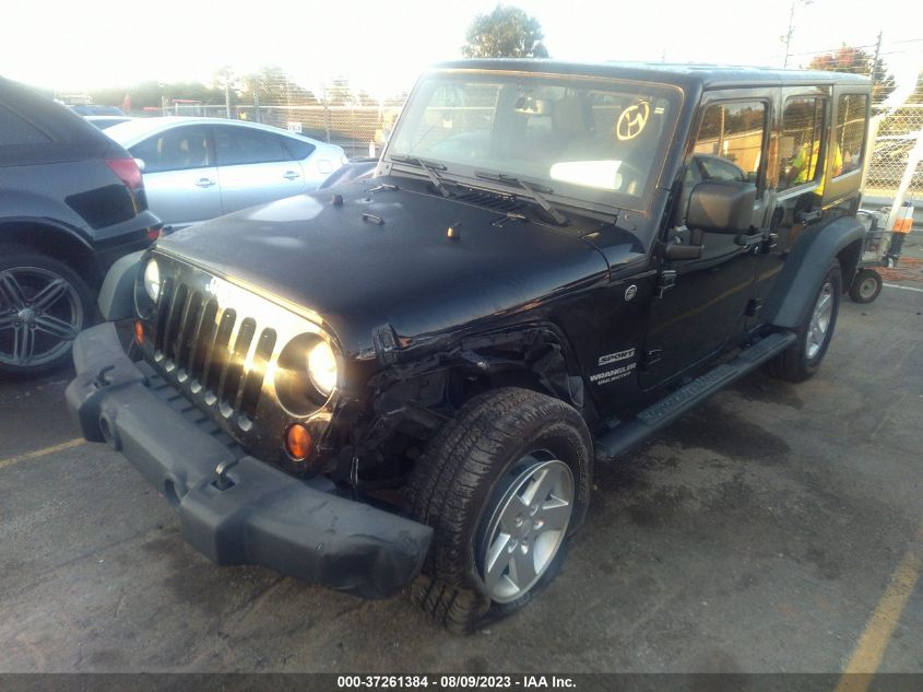2013 JEEP WRANGLER UNLIMITED SPORT - 1C4BJWDG4DL547874