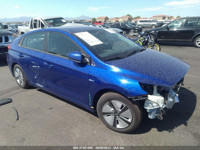 2019 HYUNDAI IONIQ HYBRID BLUE - KMHC65LC8KU164456