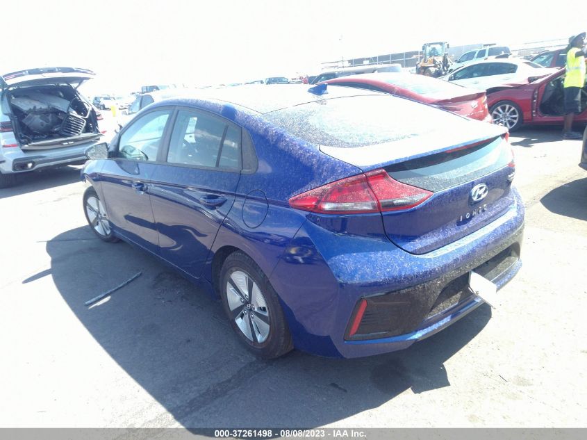 2019 HYUNDAI IONIQ HYBRID BLUE - KMHC65LC8KU164456