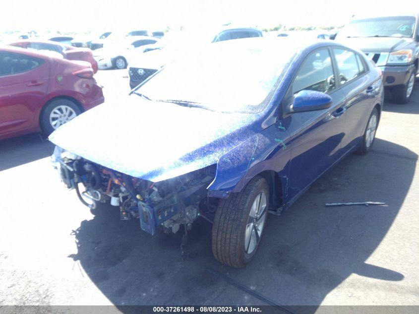 2019 HYUNDAI IONIQ HYBRID BLUE - KMHC65LC8KU164456
