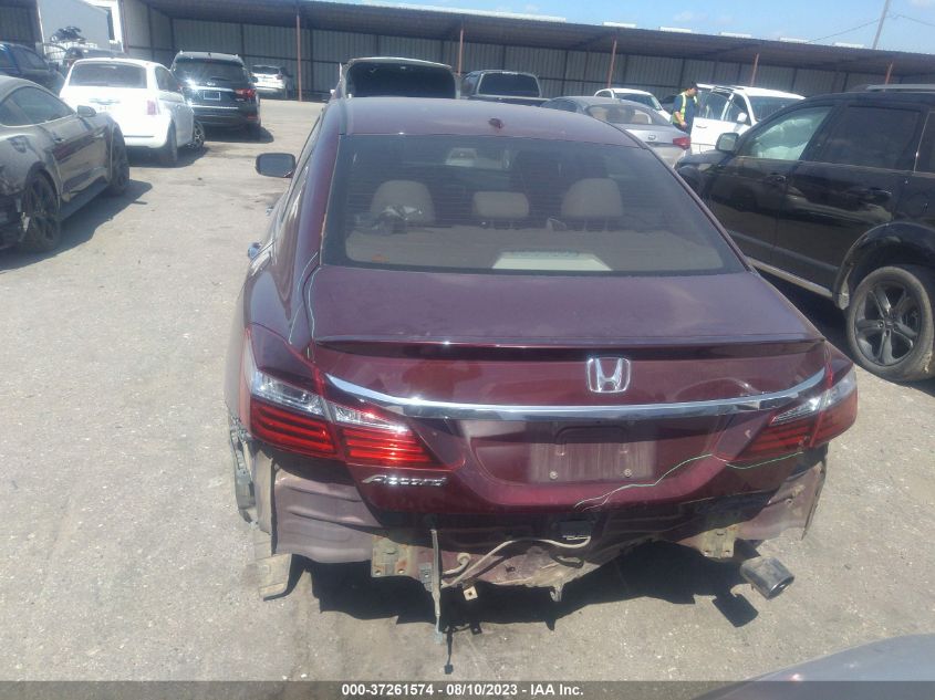2017 HONDA ACCORD SEDAN EX-L - 1HGCR2F93HA141835