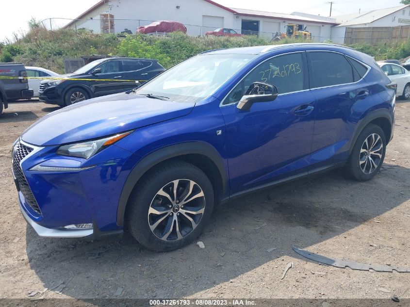 2017 LEXUS NX NX TURBO F SPORT - JTJBARBZ4H2118863