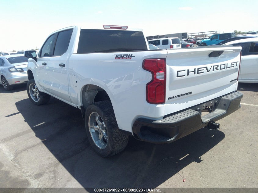 VIN 1GCPYCEH0MZ330147 2021 CHEVROLET SILVERADO 1500 CUSTOM TRAIL BOSS