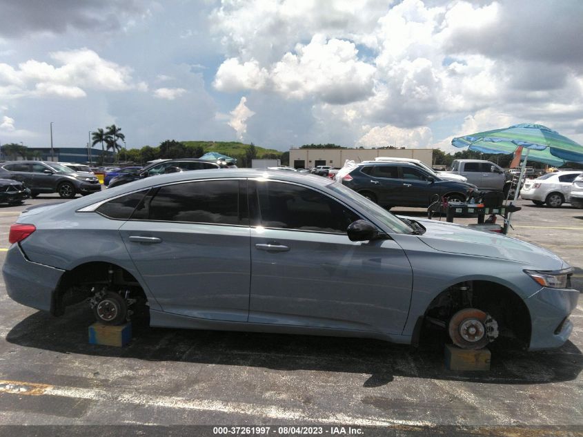 2022 HONDA ACCORD SEDAN SPORT - 1HGCV2F38NA013187