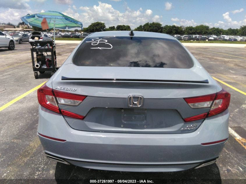 2022 HONDA ACCORD SEDAN SPORT - 1HGCV2F38NA013187