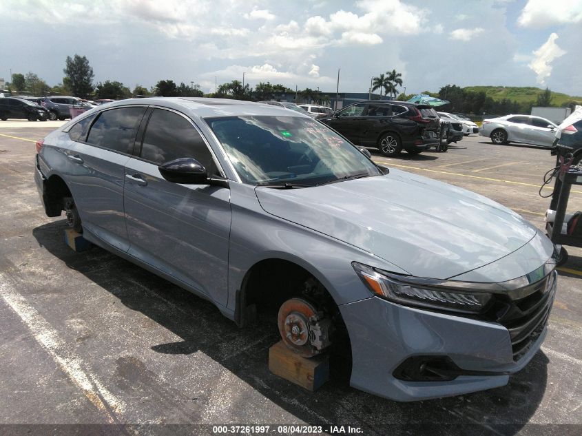 2022 HONDA ACCORD SEDAN SPORT - 1HGCV2F38NA013187