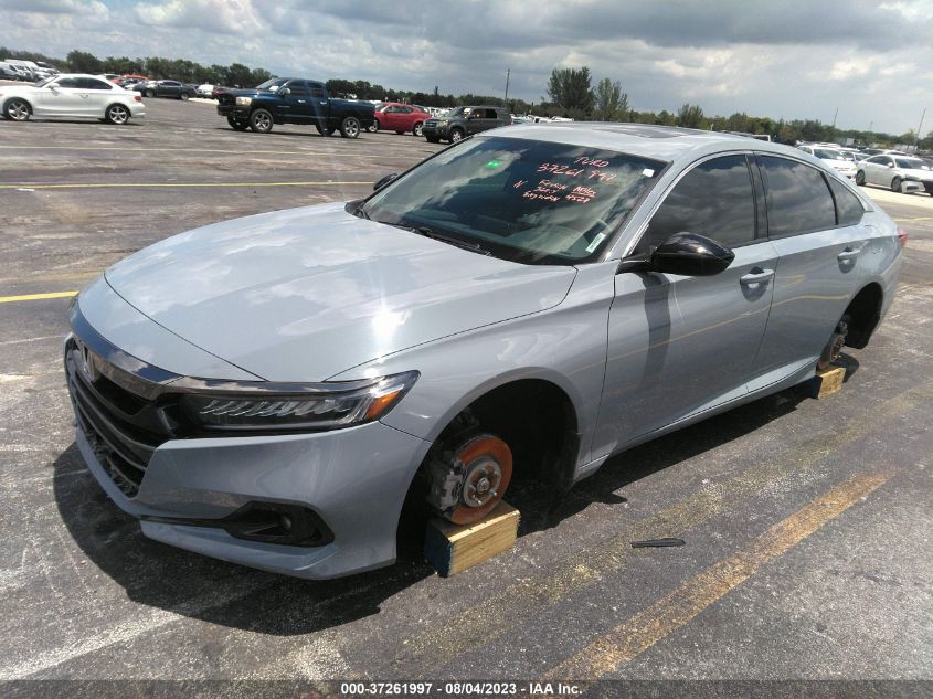 2022 HONDA ACCORD SEDAN SPORT - 1HGCV2F38NA013187