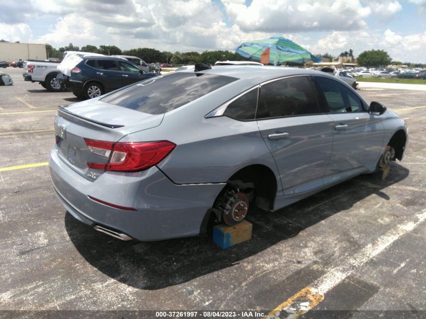 2022 HONDA ACCORD SEDAN SPORT - 1HGCV2F38NA013187