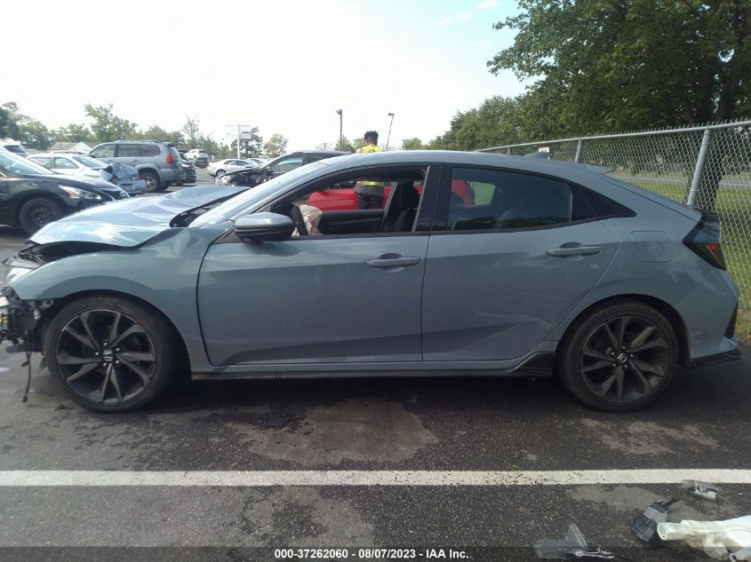 2019 HONDA CIVIC HATCHBACK SPORT - SHHFK7H41KU413035