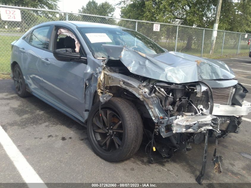 2019 HONDA CIVIC HATCHBACK SPORT - SHHFK7H41KU413035