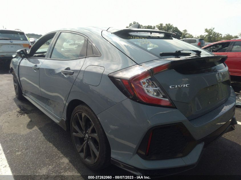 2019 HONDA CIVIC HATCHBACK SPORT - SHHFK7H41KU413035