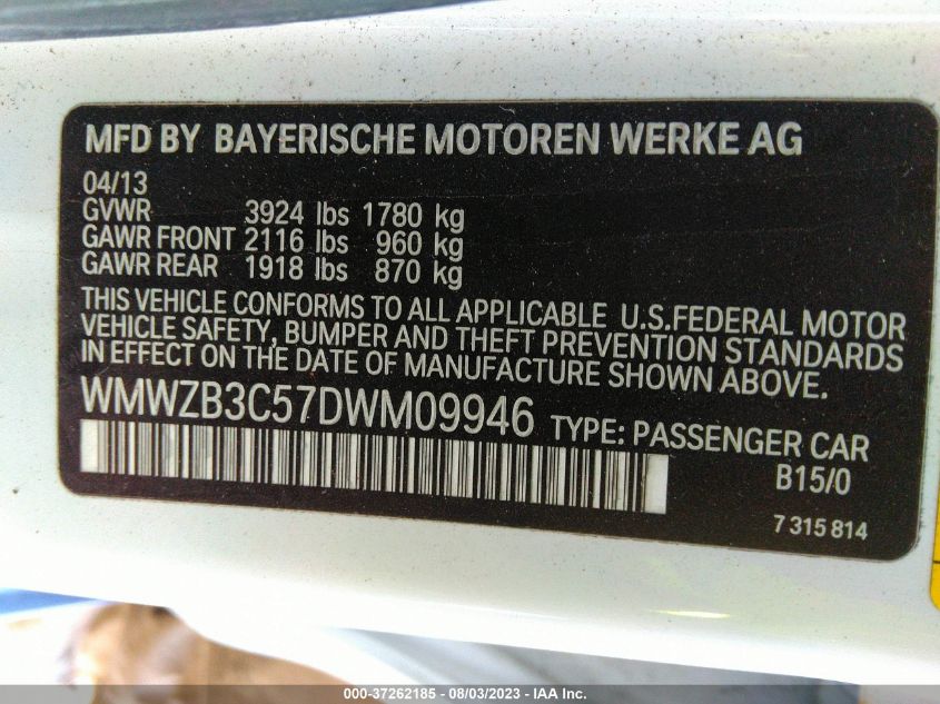 2013 MINI COOPER COUNTRYMAN - WMWZB3C57DWM09946