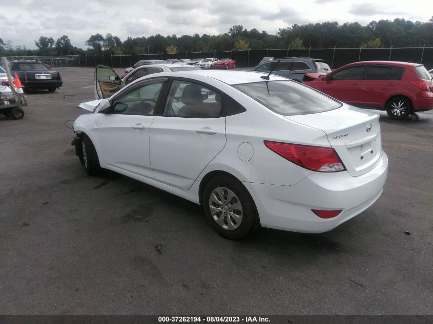 2016 HYUNDAI ACCENT SE - KMHCT4AE7GU004955