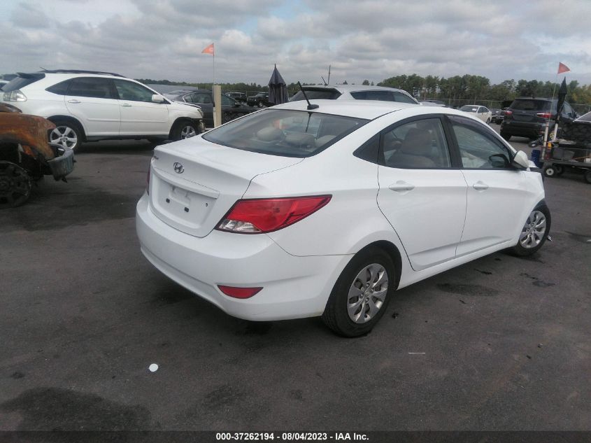 2016 HYUNDAI ACCENT SE - KMHCT4AE7GU004955