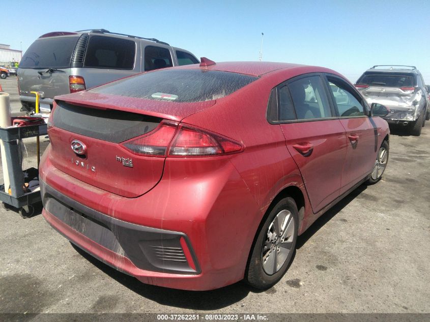2020 HYUNDAI IONIQ HYBRID BLUE - KMHC65LC4LU226033