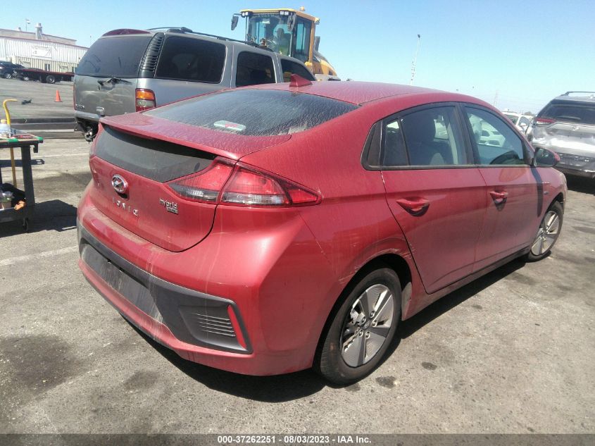 2020 HYUNDAI IONIQ HYBRID BLUE - KMHC65LC4LU226033
