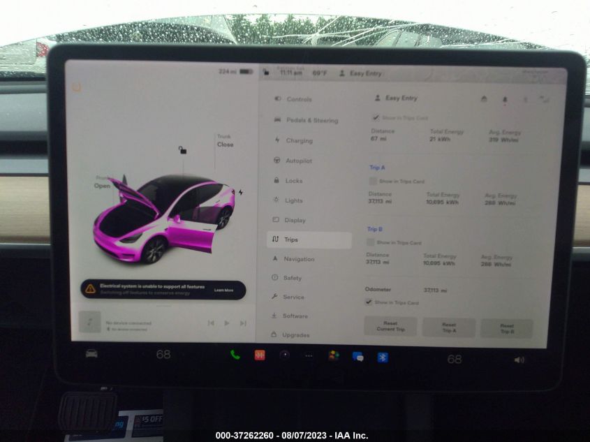 2021 TESLA MODEL Y LONG RANGE - 5YJYGDEE8MF193998