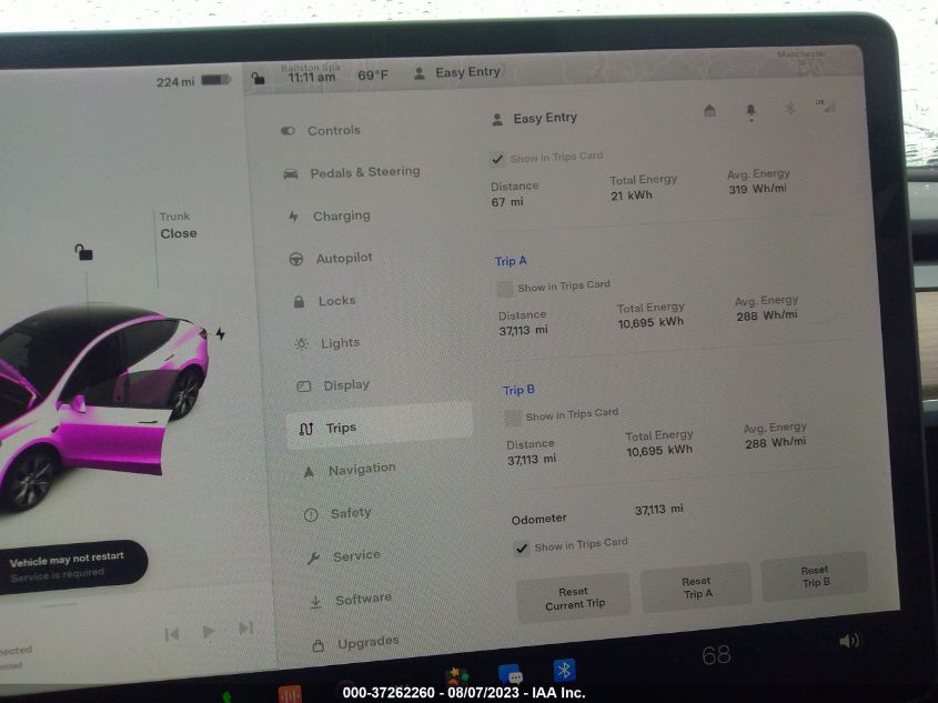 2021 TESLA MODEL Y LONG RANGE - 5YJYGDEE8MF193998