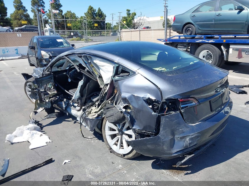 VIN 5YJ3E1EB5NF174895 2022 TESLA MODEL 3 LONG RANGE
