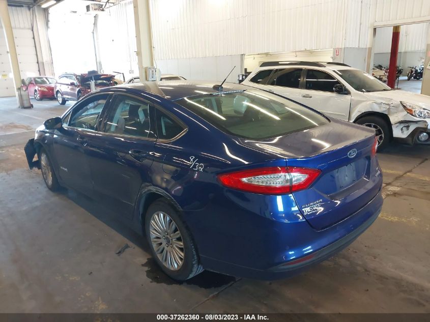 2014 FORD FUSION SE HYBRID - 3FA6P0LUXER260004